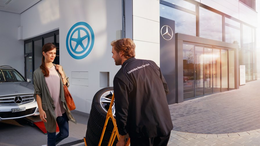 Hôtel des pneus Mercedes-Benz