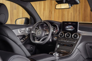 Mercedes-AMG GLC 63 S 4MATIC+ Coupé, Interieur: Leder Nappa Schwarz ;Kraftstoffverbrauch kombiniert: 10,7  l/100 km; CO2-Emissionen kombiniert: 244  g/km

Mercedes-AMG GLC 63 S 4MATIC+, interior: leather Nappa black; Fuel consumption combined: 10.7 l/100 km; combined CO2 emissions: 244 g/km