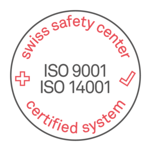 Certification swiss safety center iso