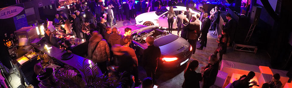 Soirée AMG GT 4 portes au Village du Soir à Genève 2019