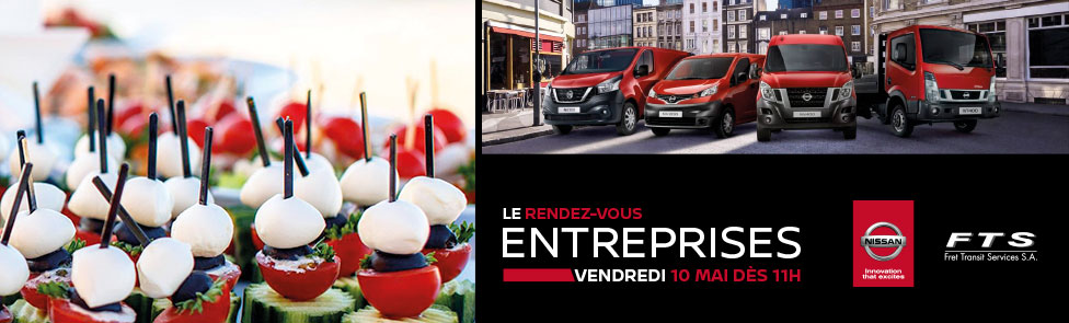 Apéritif Nissan Utilitaires à la Halle des Maraîchers de Carouge