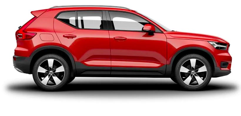 Volvo xc40 fusion-red