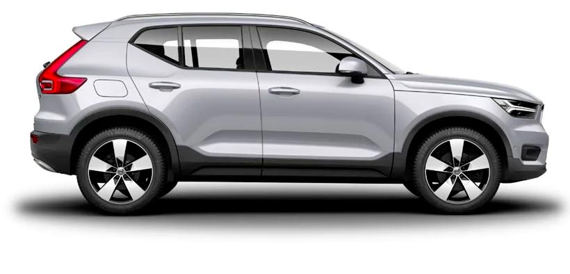Volvo xc40 glacier-silver