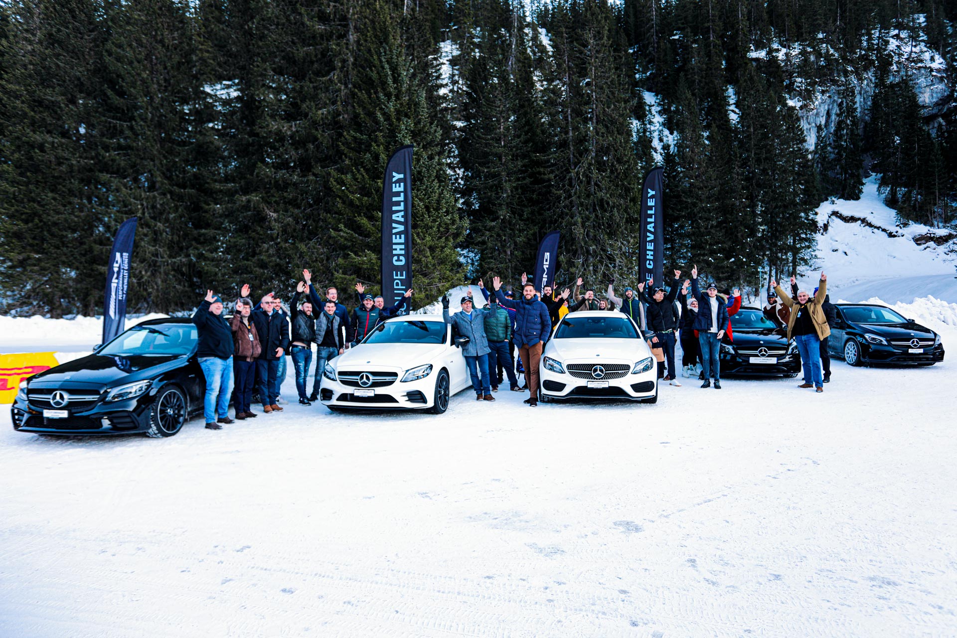 Mercedes ] AMG Winter Driving Event au Circuit de Flaine 2020