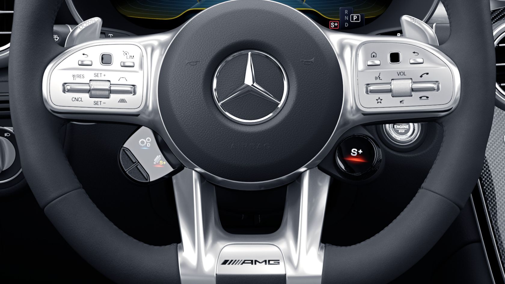 Touches au volant AMG