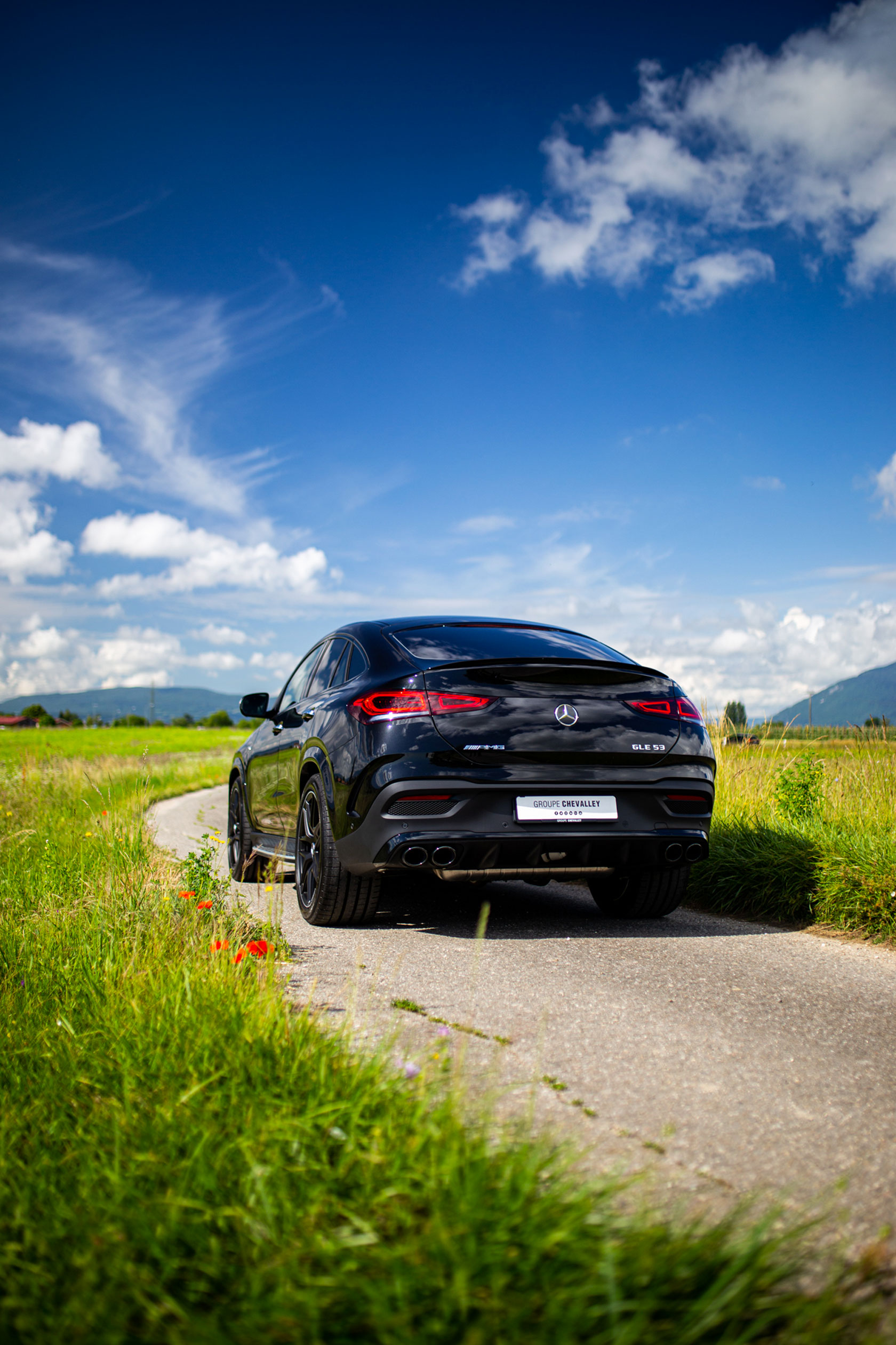 arrière-Mercedes-AMG GLE 53 4matic+ Coupé Groupe Chevalley