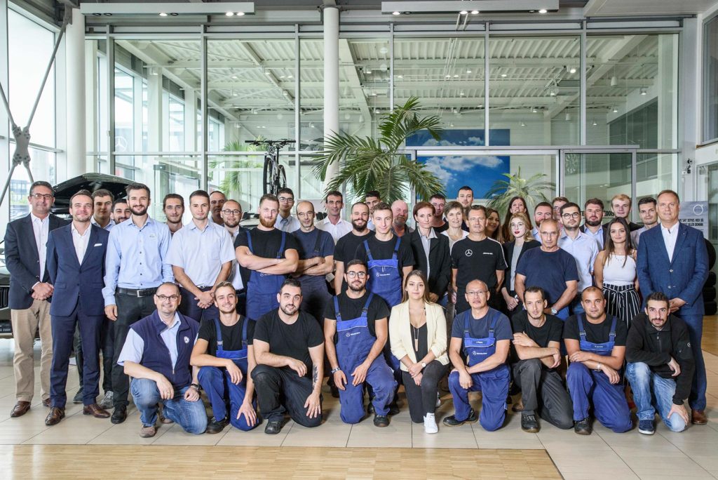 équipe du Garage de Nyon Mercedes-Benz et Volvo