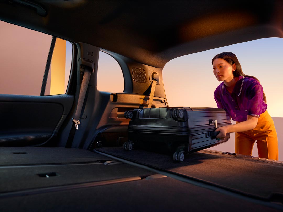 Mercedes EQB espace de chargement