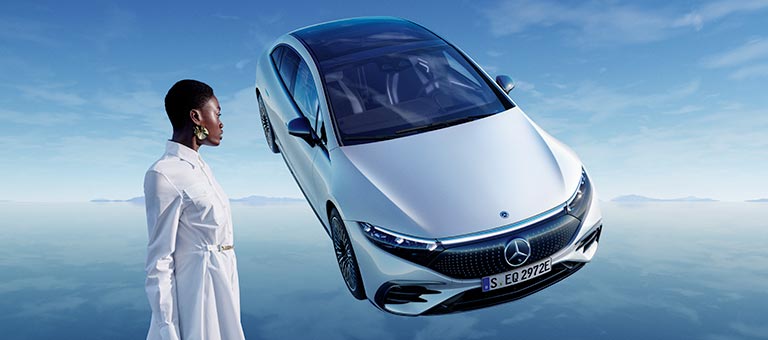 Mercedes EQS limousine 100% électrique