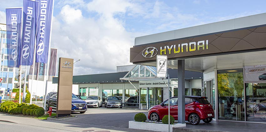 Garage Hyundai Grimm Centre Groupe Chevalley au Petit-Lancy Genève