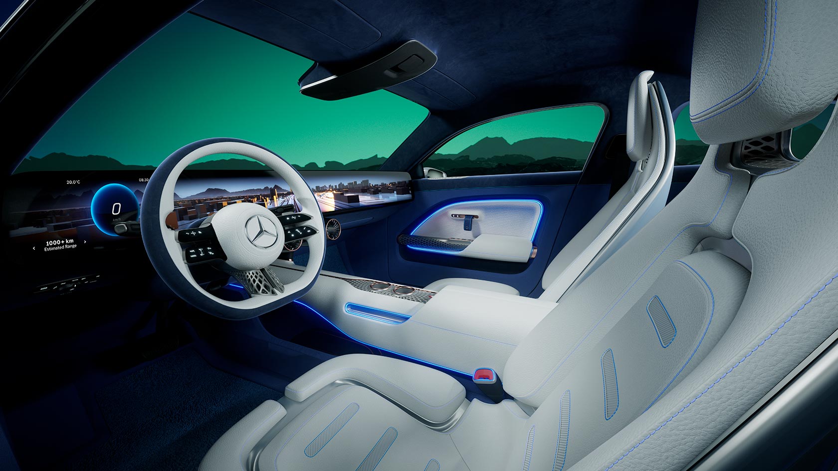 Mercedes Vision EQXX intérieur