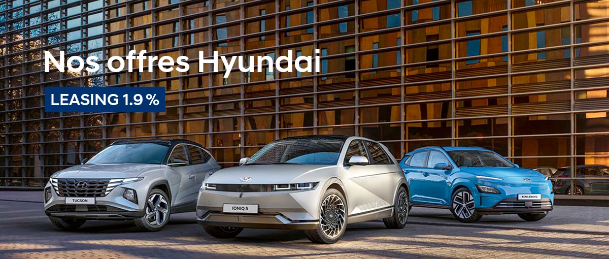 Offre Hyundai leasing 1,9% - Groupe Chevalley