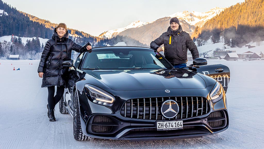 Mercedes winter experience 2022 à Gstaad - Groupe Chevalley