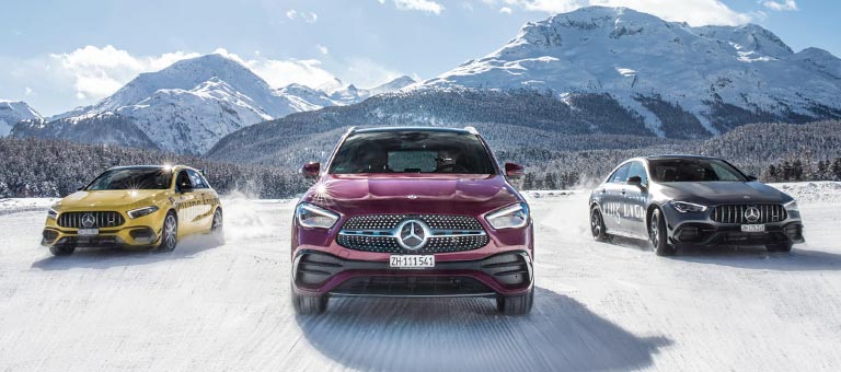 Mercedes winter experience 2022 à Gstaad - Groupe Chevalley