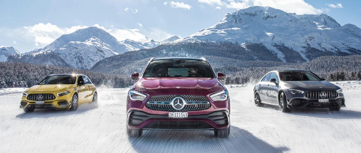 Mercedes winter experience 2022 à Gstaad - Groupe Chevalley