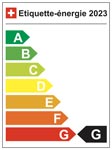 Etiquette énergie G 2023 Suisse