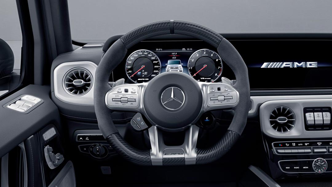 Mercedes-AMG G 63 Groupe Chevalley Genève intérieur