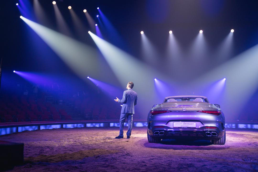 Soirée Mercedes-AMG SL au Cirque Knie à Genève-Groupe Chevalley