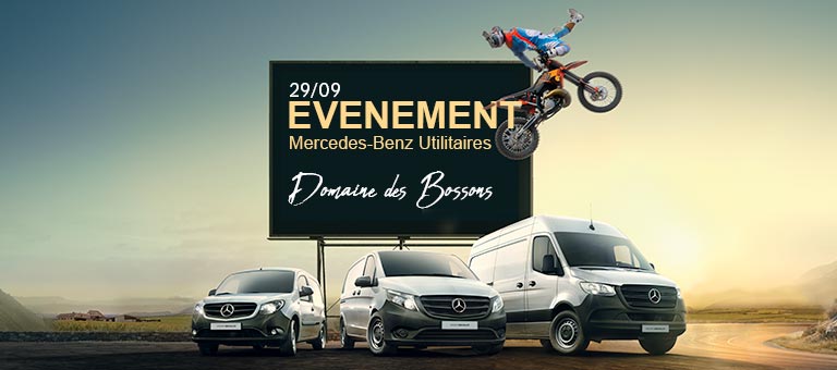 Soirée Mercedes utilitaires au Domaine des bossons 2022