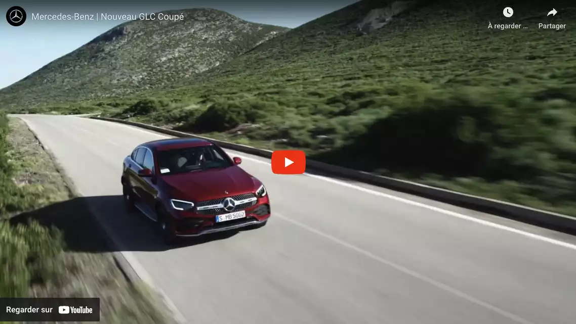 Vidéo de présentation du Mercedes GLC Coupé 2023 à Genève