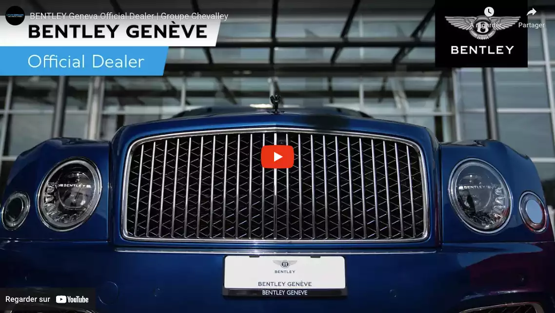 Bentley Genève Vidéo Youtube présentation